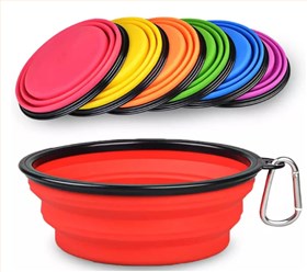 寵物外出便攜式折疊狗狗碗